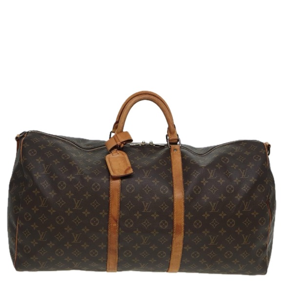 LOUIS VUITTON Monogram Keepall Bandouliere 60 Boston Bag M41412 LV Auth am6512 - Picture 13 of 16